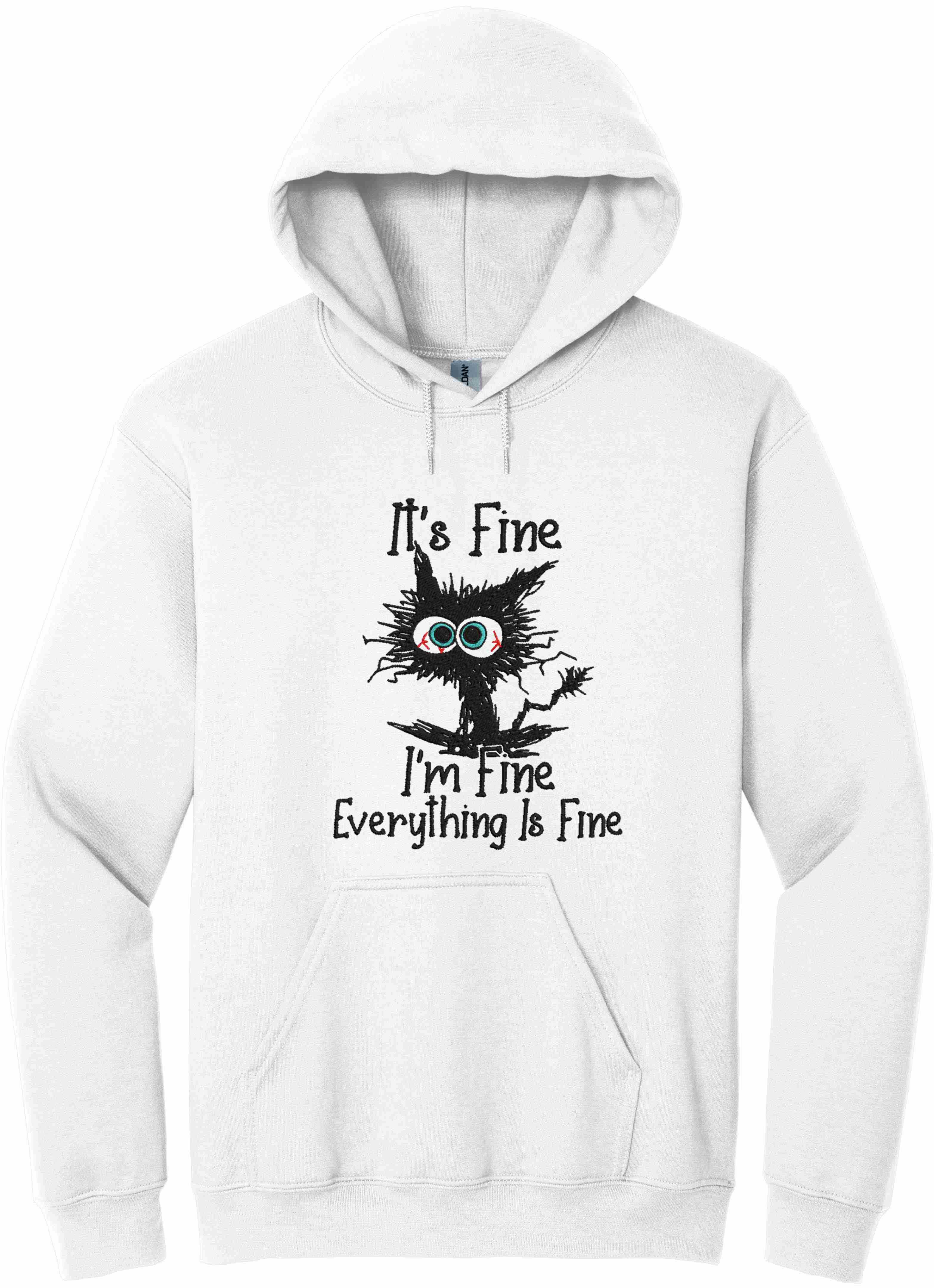Embroidered I'm Fine-10774